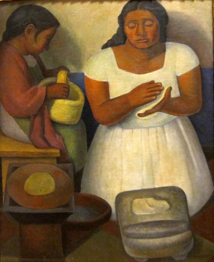 La tortillera, Diego Rivera 1926